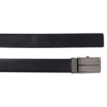 Bulchee Men's Genuine Leather Reversible Auto Lock Belt (Formal, Black/Brown)