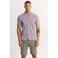 Snitch Parallel Rib Mauve Shirt