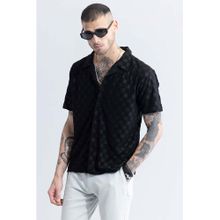 Snitch Chess Chic Black Shirt