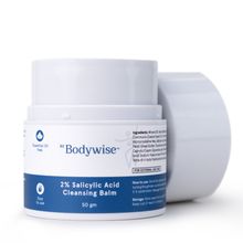 Be Bodywise 2% Salicylic Acid Cleansing Balm with Shea Butter - For Makeup Removal & OIl Cleansing