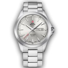 Swiss Military by Chrono Silver Dial Swiss Made Watch for Men - SMP36040.23