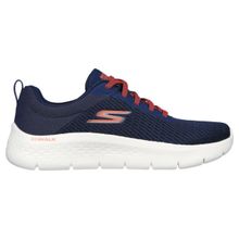 SKECHERS Go Walk Flex Navy Walking Lace Up Sports Shoes