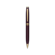 Lapis Bard Contemporary Bordeaux Ballpoint Pen - Gold Trims