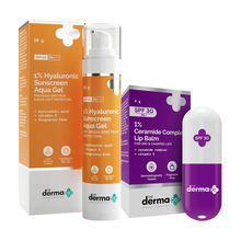 The Derma Co. SPF PA summer combo with Hyaluronic Sunscreen and ceramide Lip balm With Vitamin E