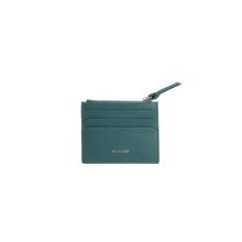 SILVIANO Aqua Genuine Leather Luxury Zipper Wallet Rfid Gift Box Included