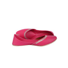 5 Elements by Radhika Gupta Mexican Pink Solid Handcrafted Jutti