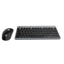 Portronics Key2 Combo Multimedia Wireless Keyboard & Mouse with 2.4 GHz Wireless Technology (Grey)