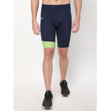 Dida Men Navy Blue Light Flexible Regular Cycling Shorts