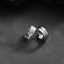 Yellow Chimes Silver-Toned Contemporary Hoops Earrings