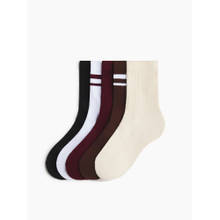 H&M Women Multi-Color 5-Pack Sports Socks