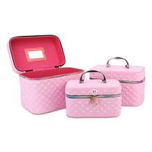 NFI Essentials Pink Makeup Box (Set of 3) (L)