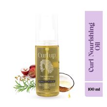 Curl Up Curl Nourishing Hair Oil -Light, Non-Sticky Oil - Curly Hair - Silicone & Mineral Oil Free