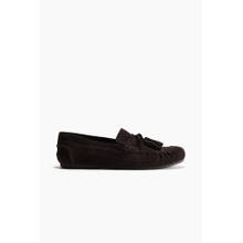 H&M Women Brown Suede Moccasins