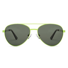 Vincent Chase Green Small Pilot Sunglasses With Cleaning Cloth And Hard Box