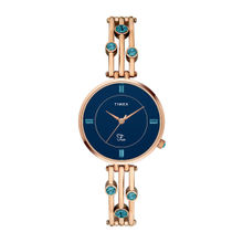 Timex Fria Women Blue Round Analog Watch - TWEL16002
