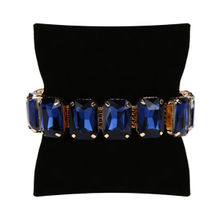 YouBella Valentine Gift For Girlfriend/Wife : Jewellery Crystal Bangle Bracelet (Blue)