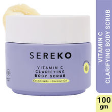 Sereko Vitamin C Clarifying Exfoliating Body Scrub With Epsom Salt, Relieves Muscle Pain