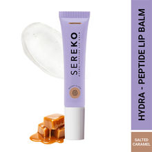 Sereko Hydra - Peptide Lip Balm, Clear, Enriched With Ceramides Barrier Repair Salted Caramel