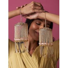 BeAbhika Pink Chandelier Stones Baraat Charms Kaleeras