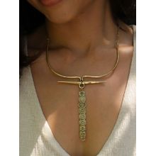 SOUL WORKS Gold Chakra Beaten Necklace