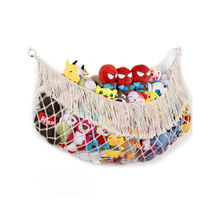 Ecofynd Stuffed Animal Toy Hammock Off White