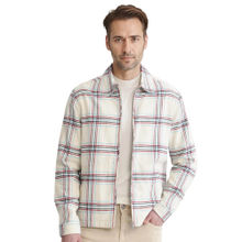 Rare Rabbit Lex Off White Checked Regular Fit Shacket