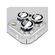 DUCE 3N1 Focus Camera Lens Protector for iPhone 14 Pro/14 Pro Max - Silver