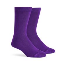 Dynamocks Men & Women Bamboo Crew Length Purple Socks