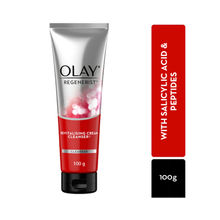 Olay Regenerist Cleanser & Face Wash For Plump & Bouncy Skin With Hyaluronic Acid & Peptides