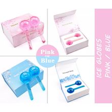 Signaxo Facial Ice Globes Assorted Color (Pink/Blue)
