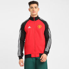 adidas Mufc 21 Ant Jk Red Football Track Top