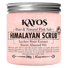 Kayos Himalayan Pink Salt Body Scrub For Exfoliating & Skin Moisturizing