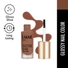 Lakme 9 to 5 Primer + Gloss Nail Color - Caramel Case