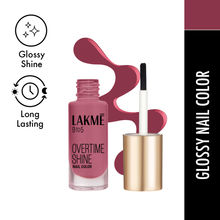 Lakme 9 to 5 Primer + Gloss Nail Color - Berry Business