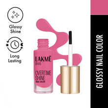 Lakme 9 to 5 Primer + Gloss Nail Color - Pink Pace