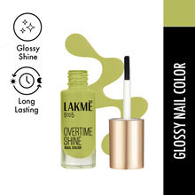 Lakme 9 to 5 Primer + Gloss Nail Color - Lime Treat