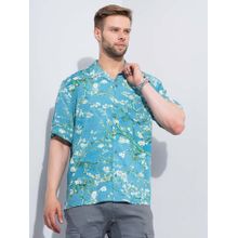 CELIO Mens Graphic Soft Touch Casual Shirt