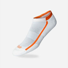 Tego Unisex Socks Ankle Cotton Comfort White & Orange