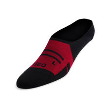 Tego Unisex Socks No Show Ultra Light Red & Black