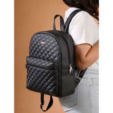 Nestasia Unisex Black Travel Backpack For 14 Inch Laptops