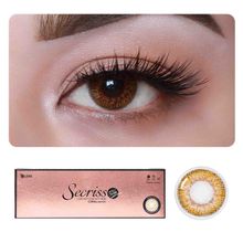 O-Lens Secriss 1Day Coloured Contact Lenses- Coral Brown - 0.00 (5 Pairs)