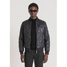 Antony Morato Men Solid High Neck Full Sleeves Jacket