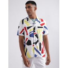 Antony Morato Mens Printed White Shirt