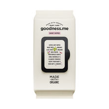 goodnessme Made With Organic Baby Wet Wipes, Pack Of 1 (72 Wipes)