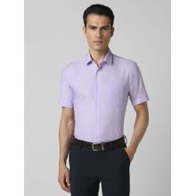 Peter England Men Lilac Regular Fit Formal Shirt
