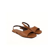 Planet Paaduks Seashell Slingback Vegan Leather Tan Women Sandals