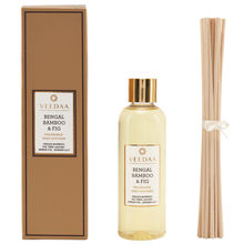 Veedaa Candles Bengal Bamboo & Fig Diffuser Oil Refill & Reeds Set