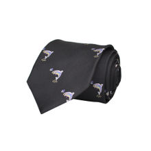 Tossido Black Dolphin Fine Woven Micro Fiber Necktie