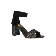Twenty Dresses By Nykaa Fashion Midnight Sequins Block Heels