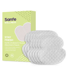 Sanfe Underarm Sweat Absorbent Patch 24Hr Odour Control, Stain Free, Ultra Thin